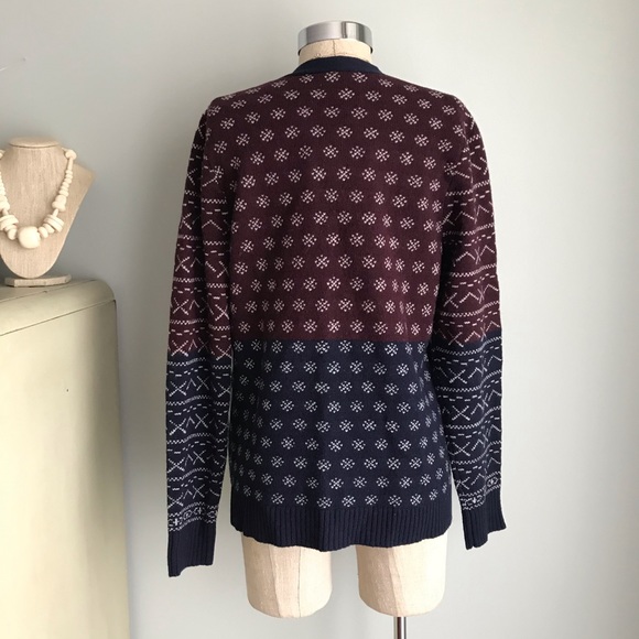 Cozy WOOLRICH Winter Mountain Cabin Wool Cardigan - Picture 7 of 10